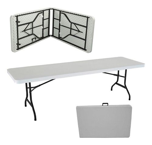 6" Rectangular Resin Portafolio Table