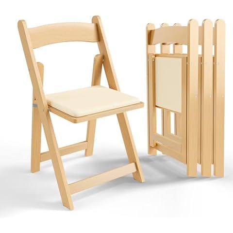 Wood folding chairs