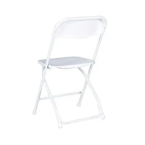 White Plastic Folding Chairs, Sold In Boxes Of 6