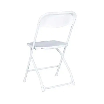 White Plastic Folding Chairs, Sold In Boxes Of 6