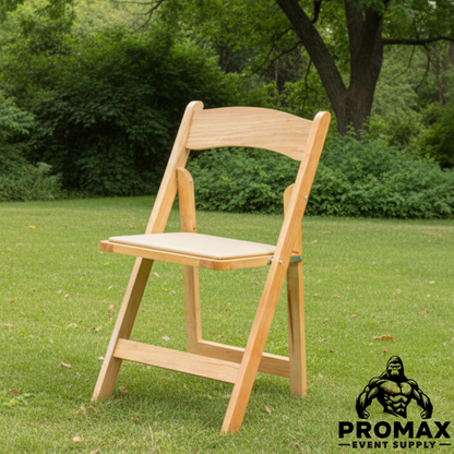 Natural Wood Folding Chair