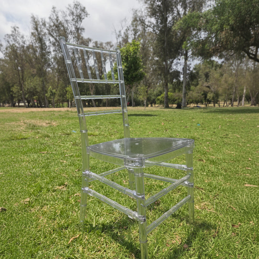 Crystal Clear Resin Chiavari Chair