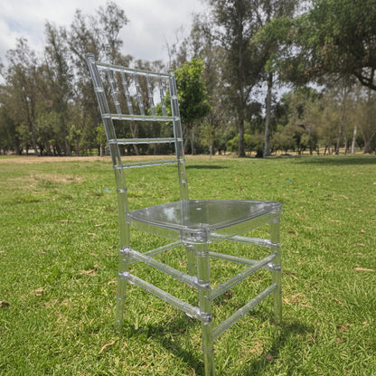 Crystal Clear Resin Chiavari Chair