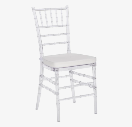 Crystal Clear Resin Chiavari Chair