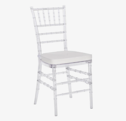 Crystal Clear Resin Chiavari Chair