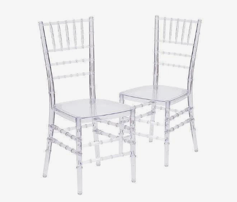 Crystal Clear Resin Chiavari Chair