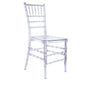 Crystal clear resin chiavari chair