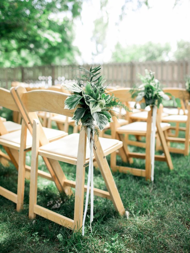 Natural Wood Folding Chair