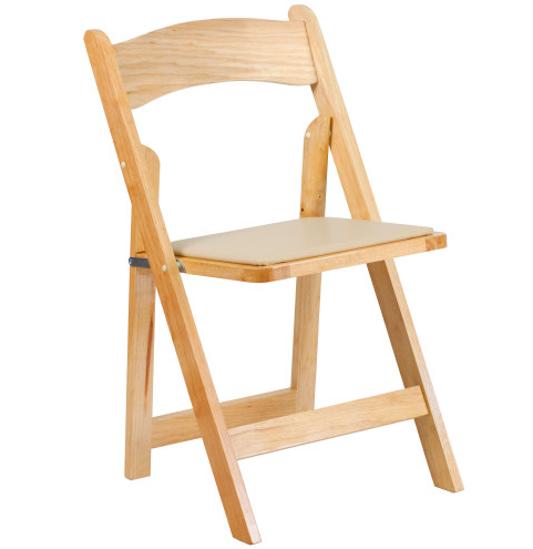 Natural Wood Folding chair