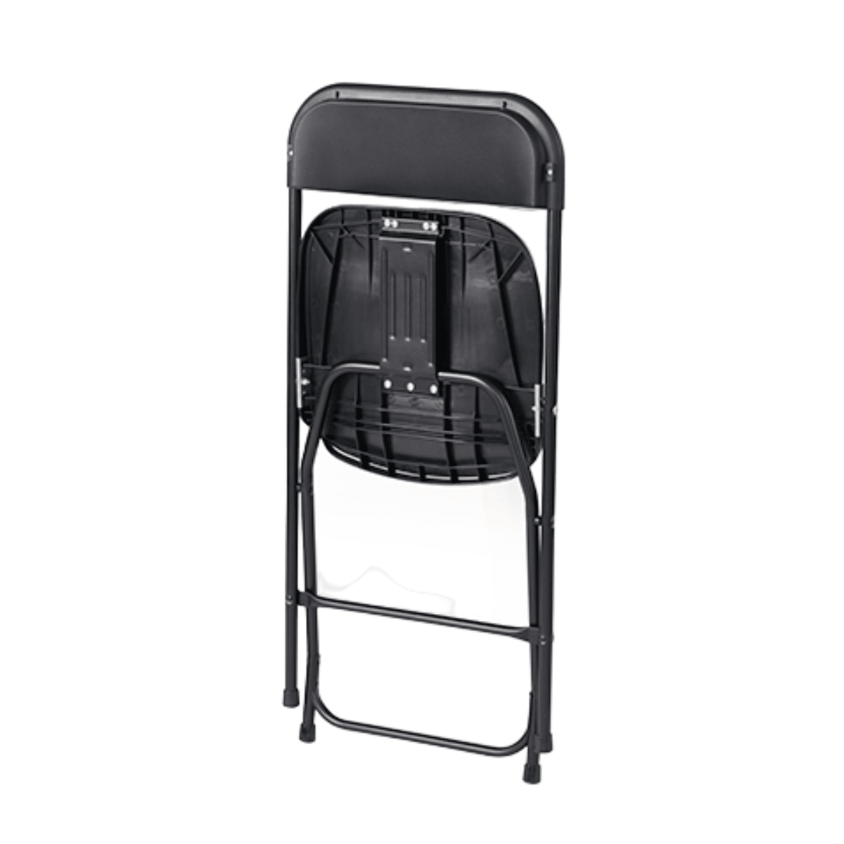 Black Plastic Folding Chairs, Sold In Boxes Of 6
