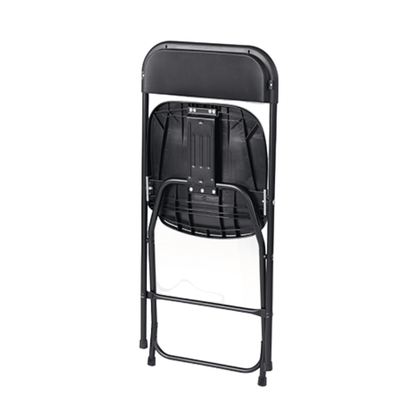 Black Plastic Folding Chairs, Sold In Boxes Of 6