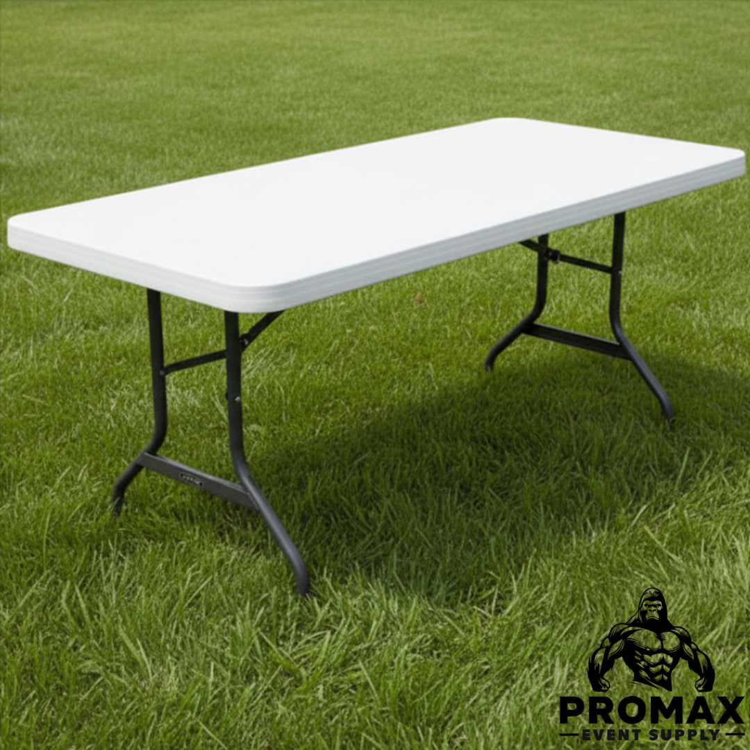 6ft Rectangular Resin Folding Table